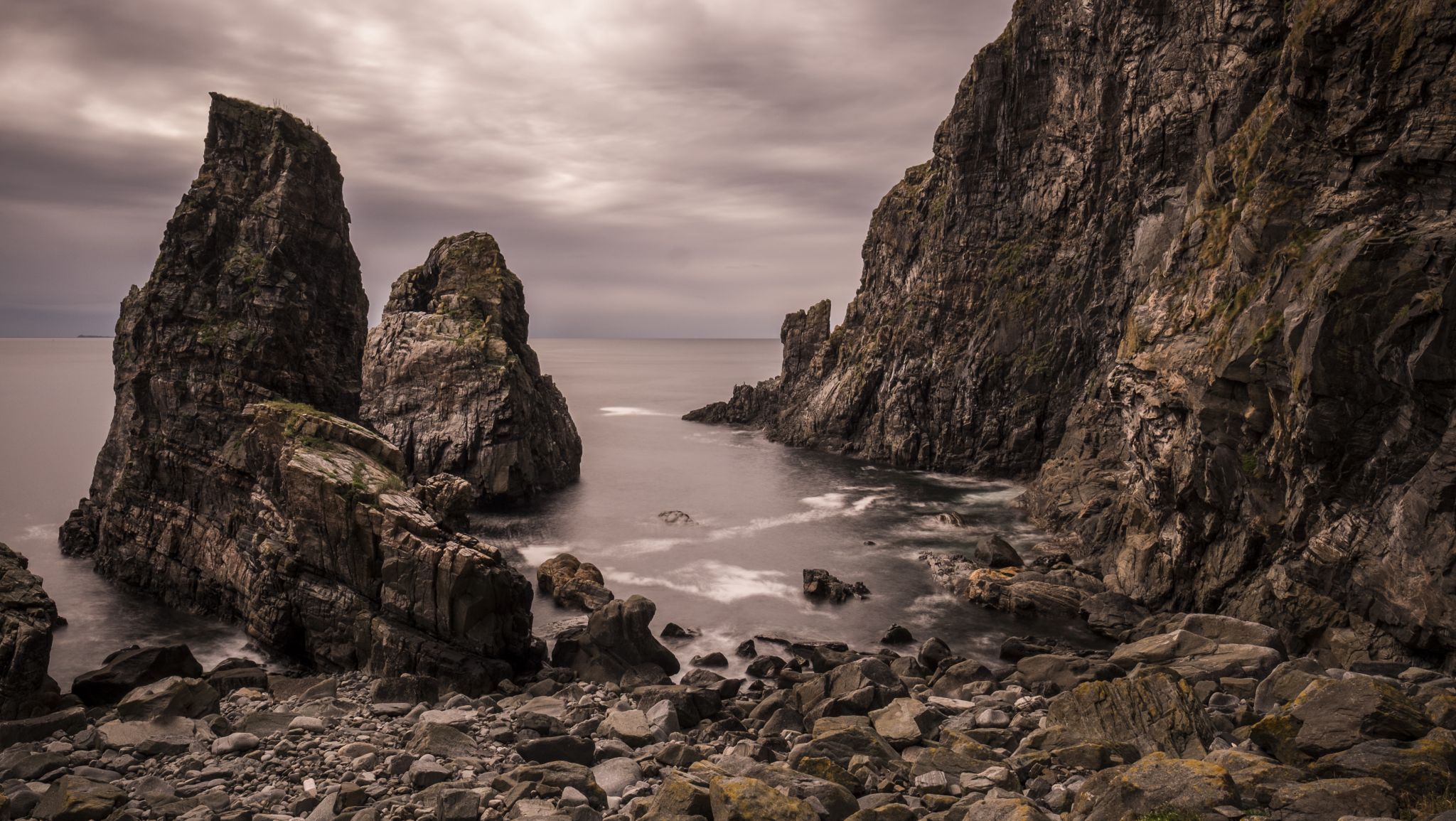 Coastline of Island Runde, Norway
