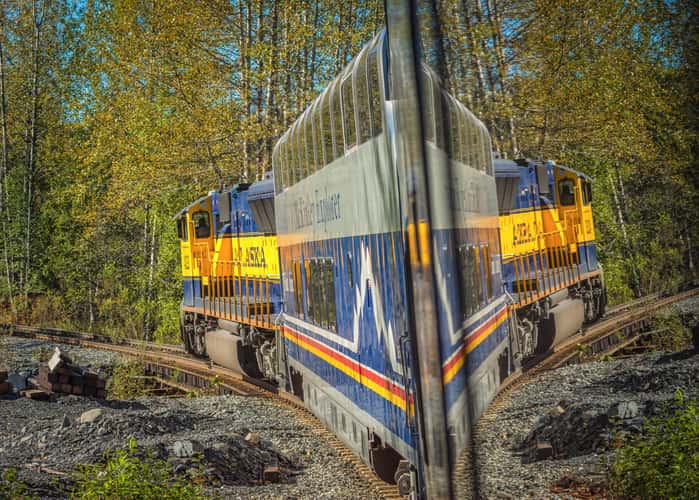 Denali to Anchorage Train - Alaska Railroad