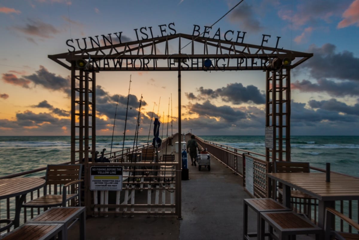 Newport Pier, Miami, USA