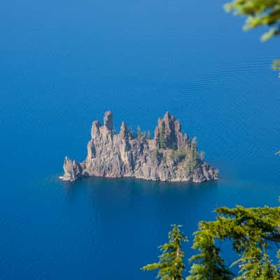 East side view points of Crater Lake, USA