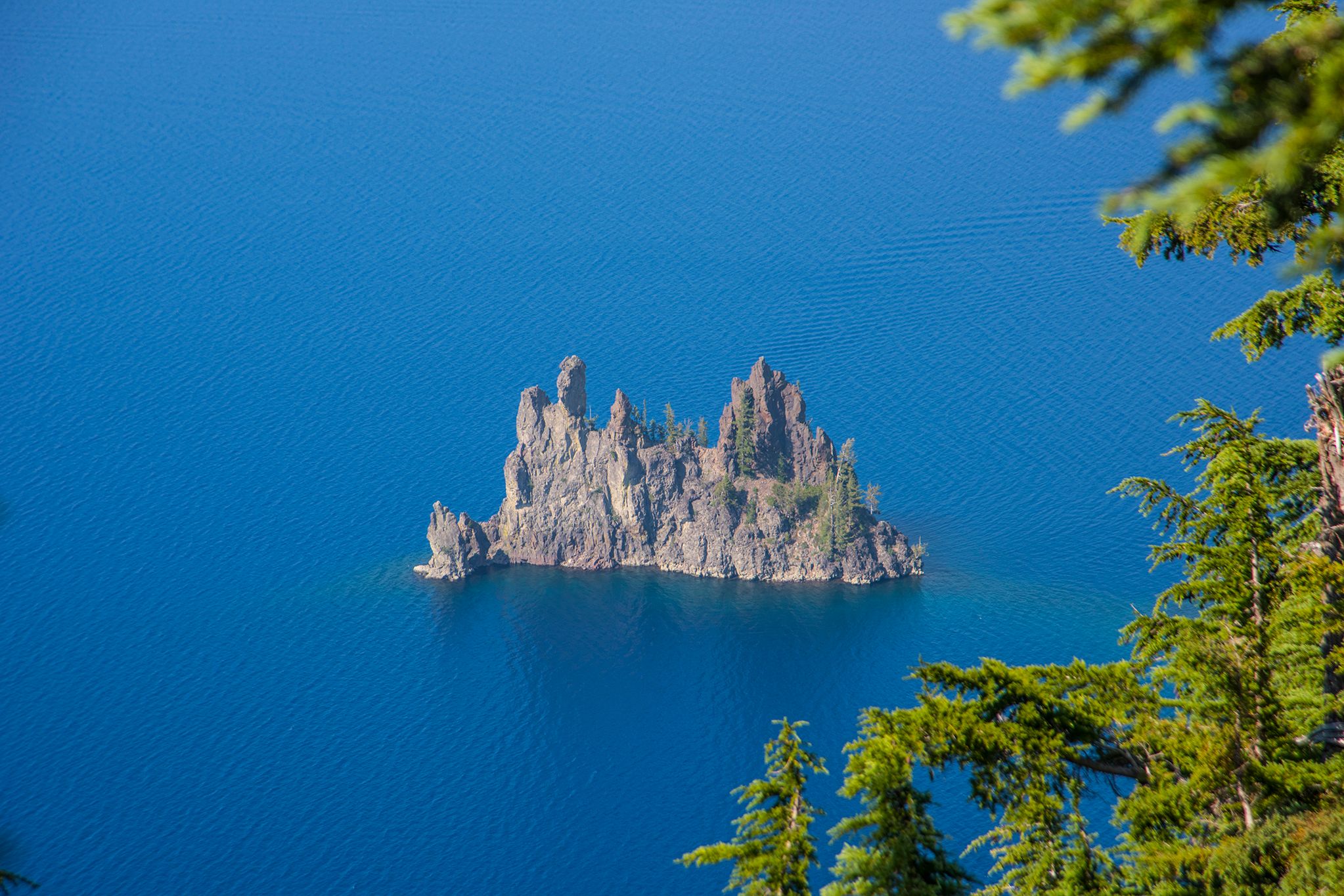 East side view points of Crater Lake, USA