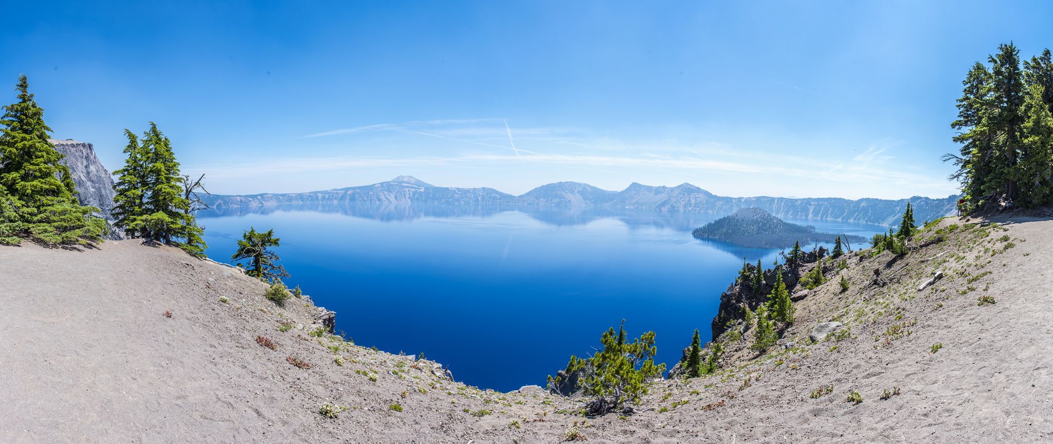 East side view points of Crater Lake, USA