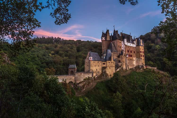 Eltz Castle from the side
