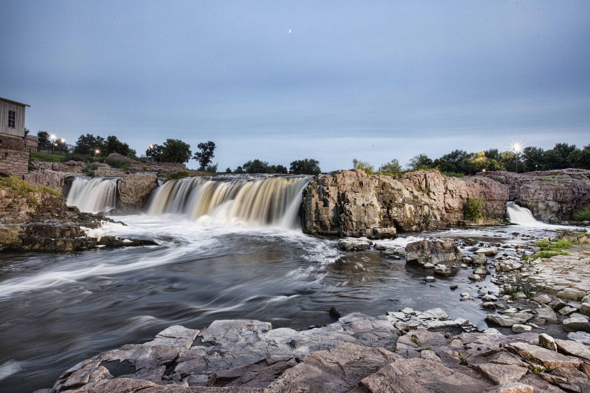 Falls Park, Sioux Falls, South Dakota, USA