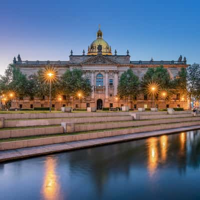 Federal Administration Court and Pleißemühlgraben, Germany