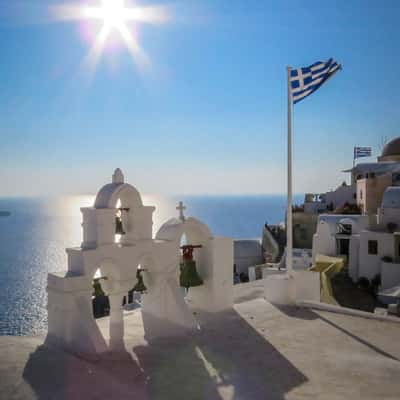 Four Bells, Santorini, Greece