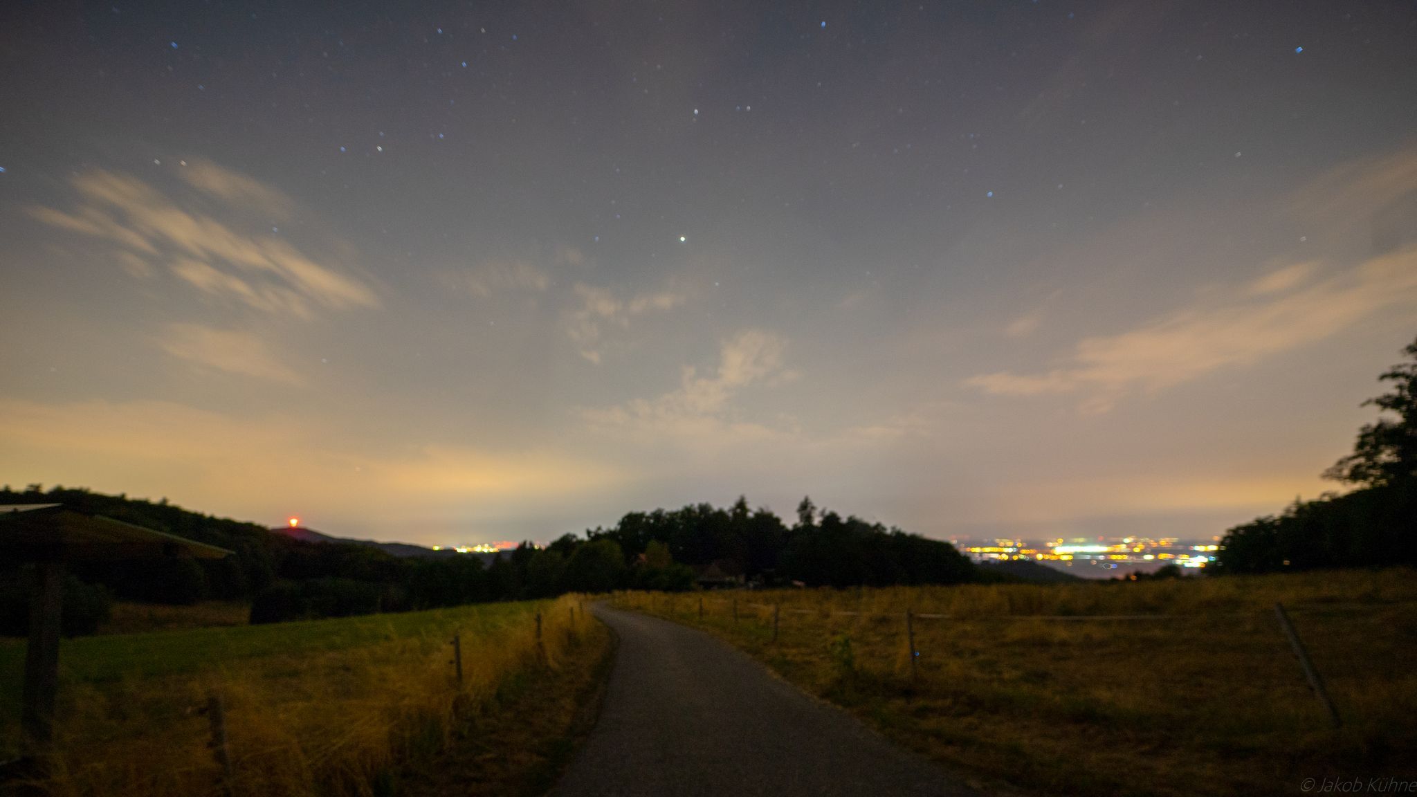 High trail next to Steigerts, Germany
