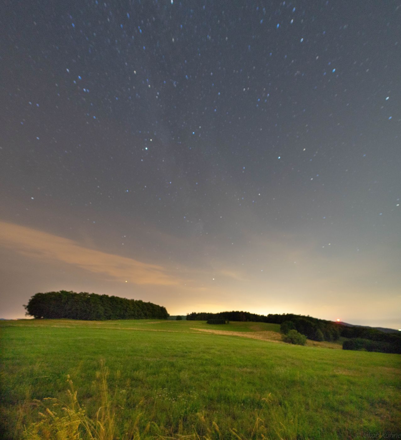 High trail next to Steigerts, Germany
