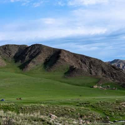 Jurtencamp in Temir Kanat, Kyrgyz Republic