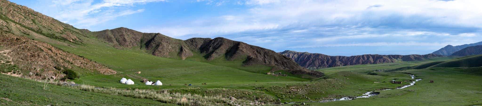Jurtencamp in Temir Kanat