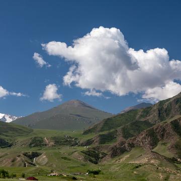 Landschaft bei Temir Kanat, Kyrgyz Republic