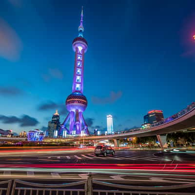 Lujiazui Traffic Circle, Shanghai, China