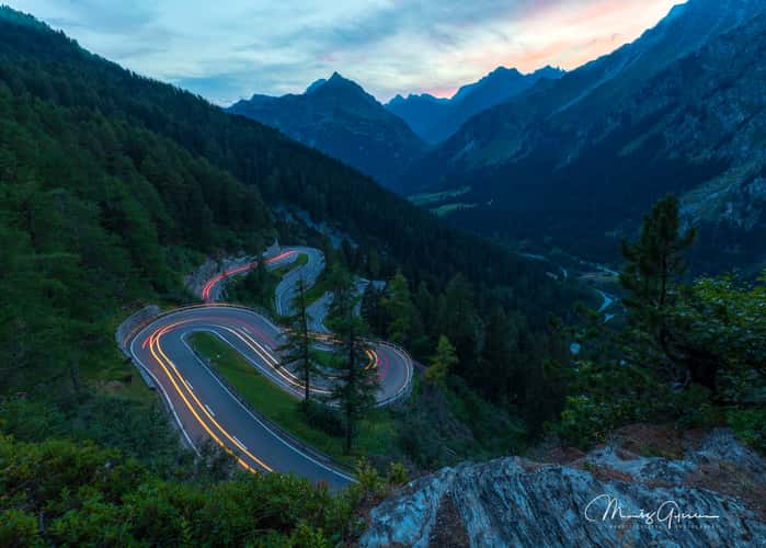 Maloja Pass Road