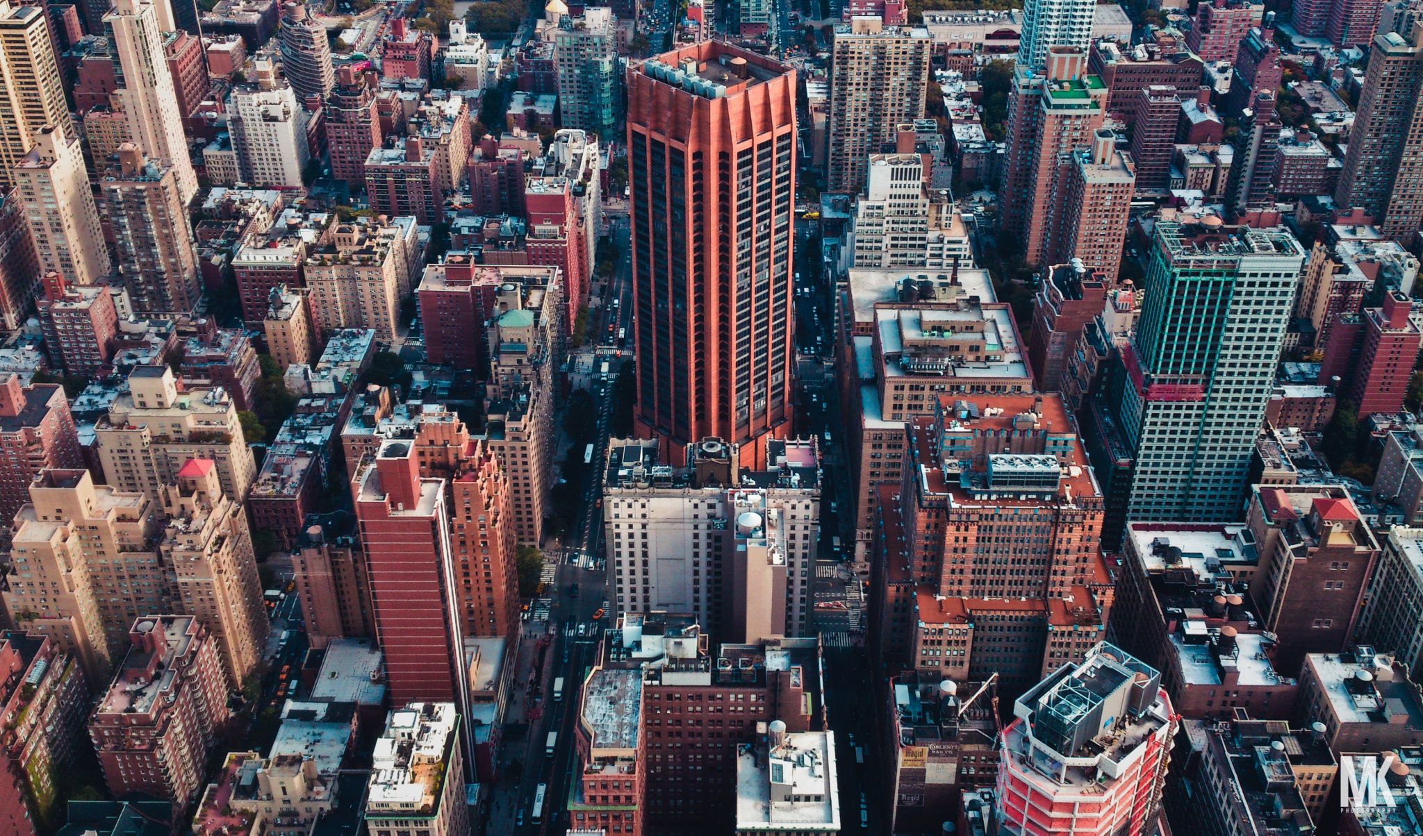 View from Empire State Building, New York City, USA