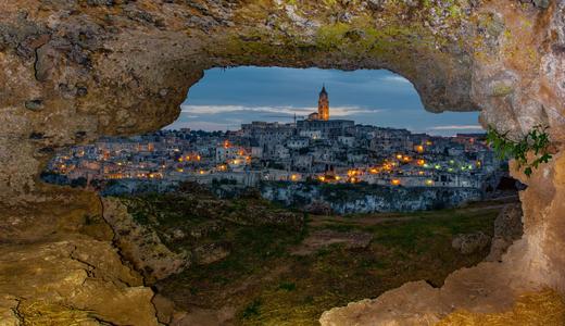Matera from the Caves