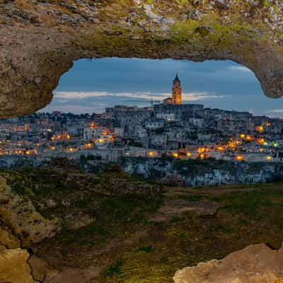 Matera from the Caves, Italy