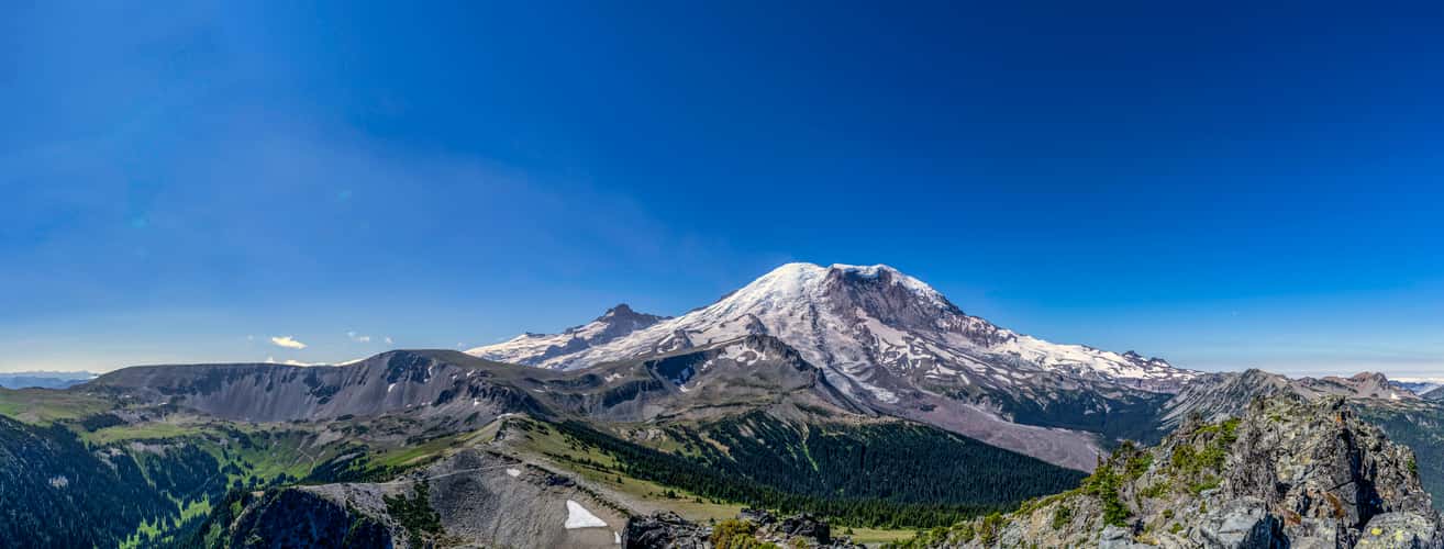 Mt. Rainier -From Skyscraper Mountain
