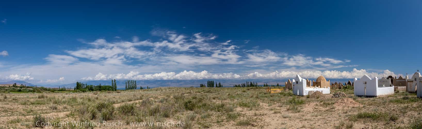Muslim cemetery at Lake Iskyl
