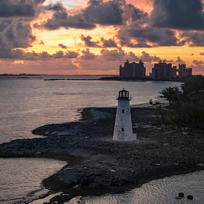 Nassau Port at Sunrise, Bahamas the