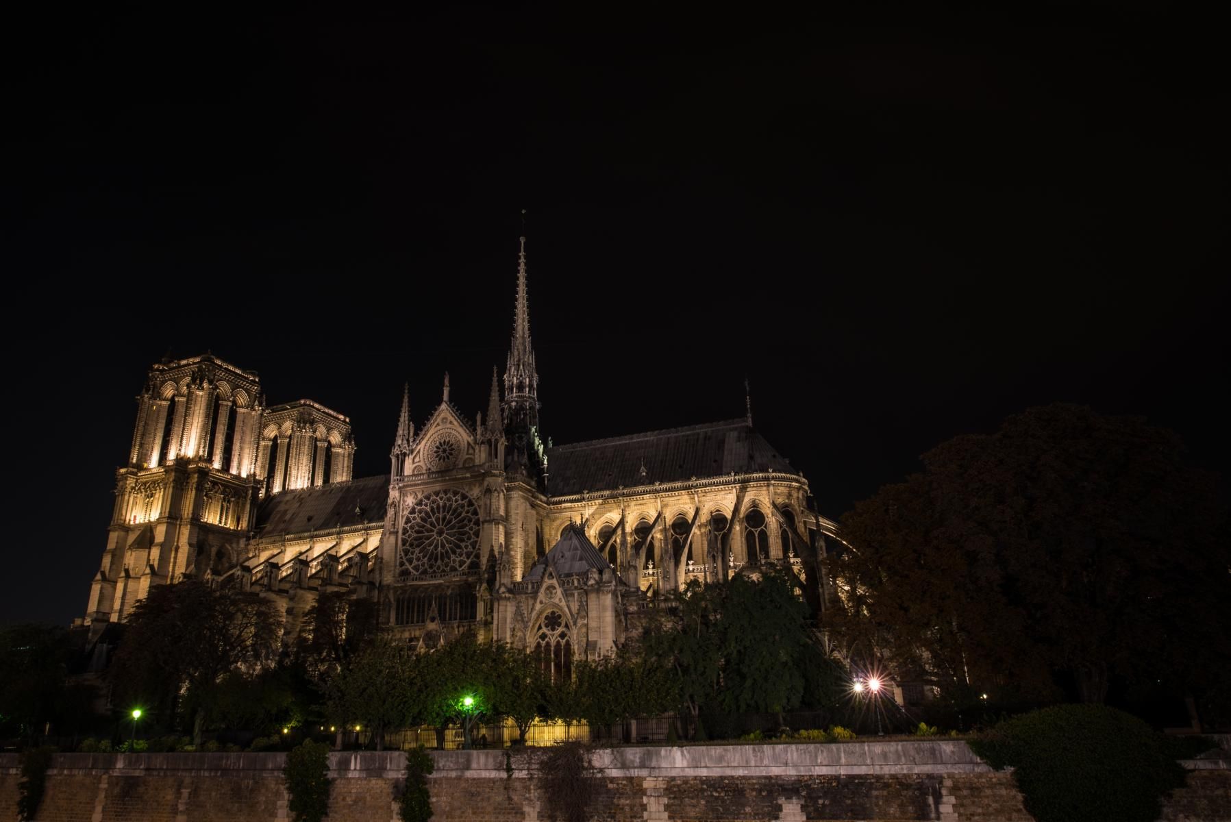 Notre Dame from Quai de Montebello, France