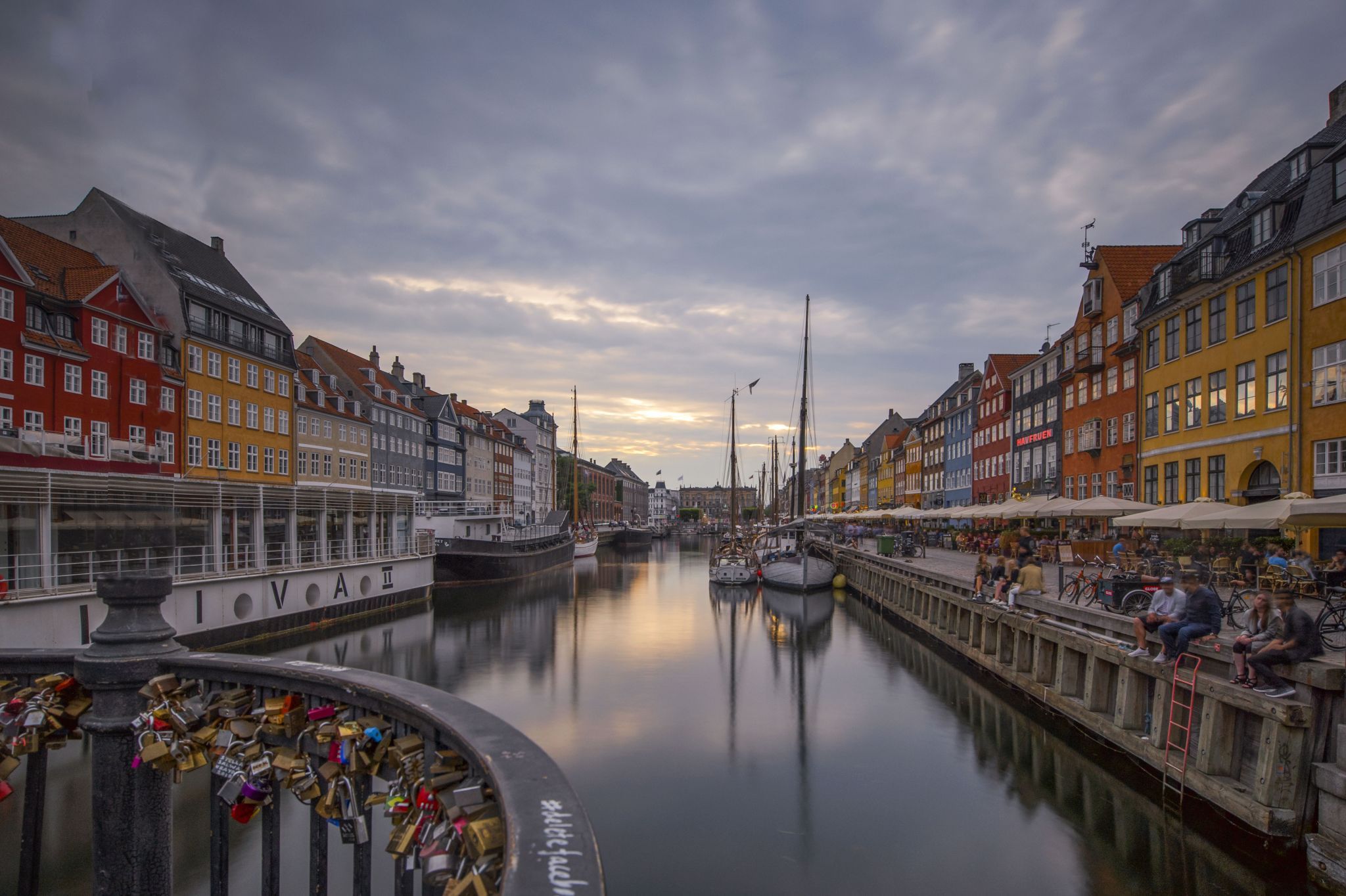 Nyhavn in Copenhagen, Denmark