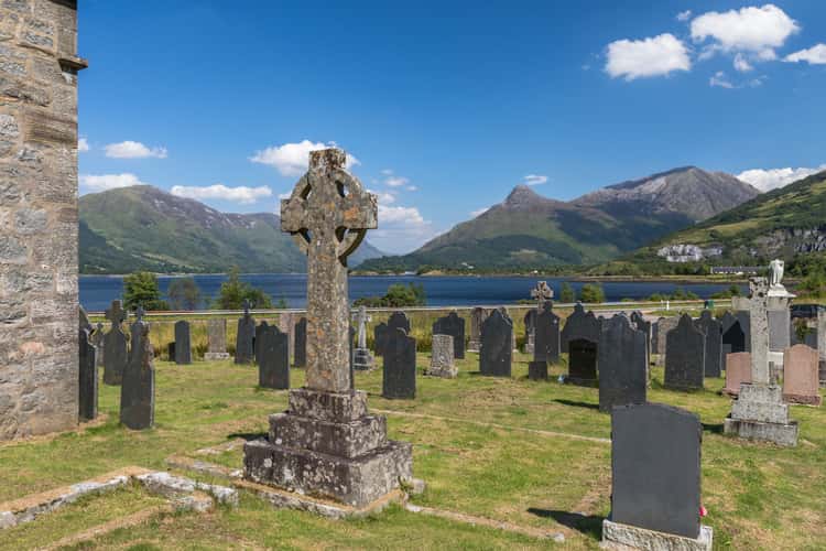 Pap of Glencoe from St. Johns Church, Ballachulish