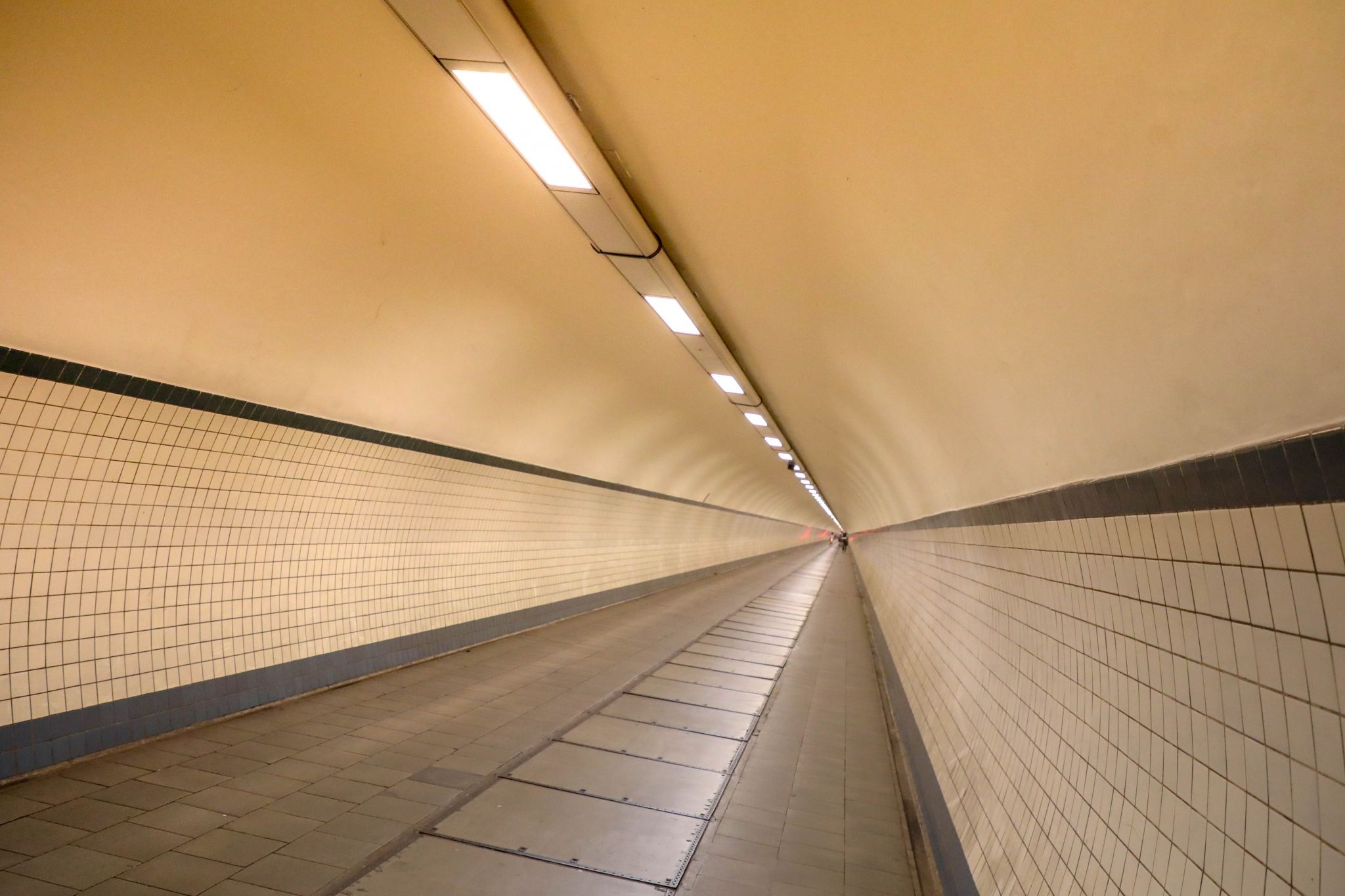 Pedestrian tunnel, Antwerp, Belgium