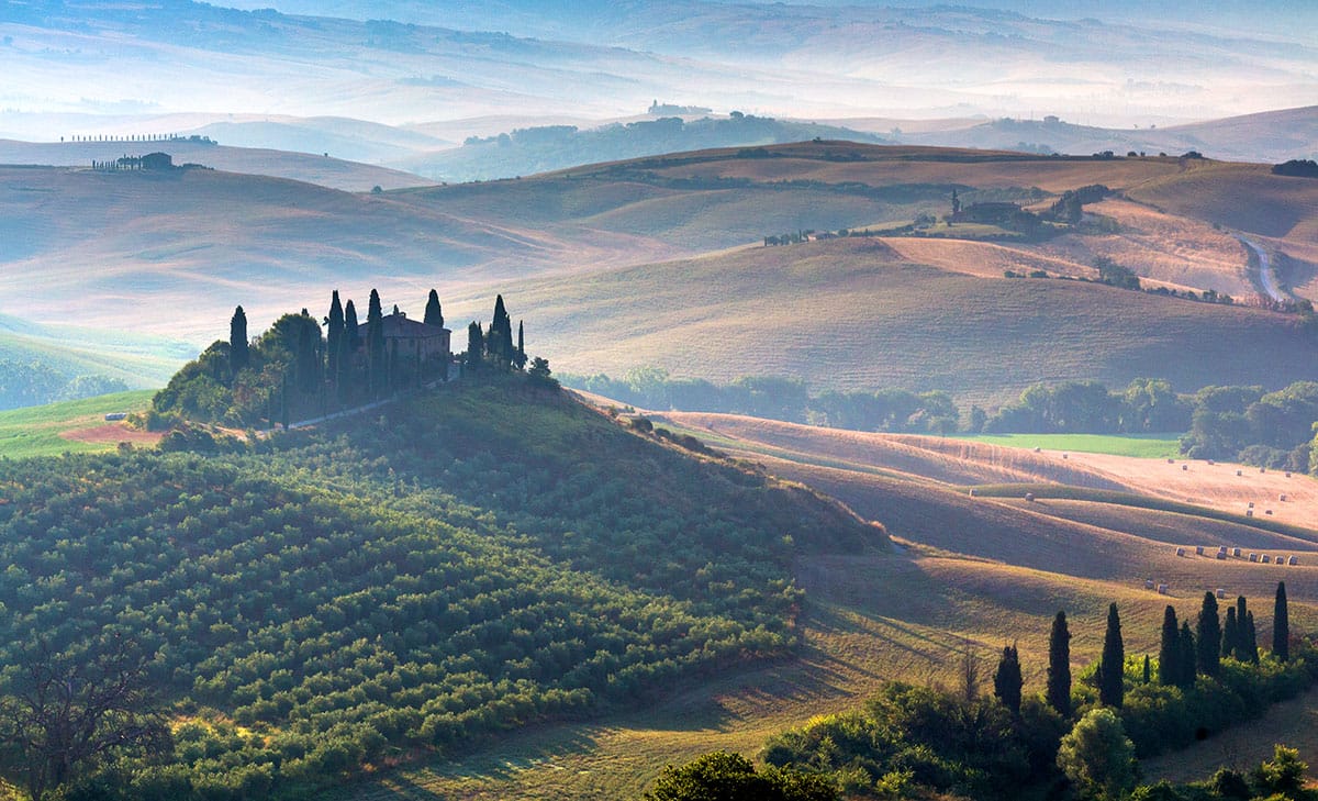 Podere Belvedere in the Val D'orcia Tuscany, Italy