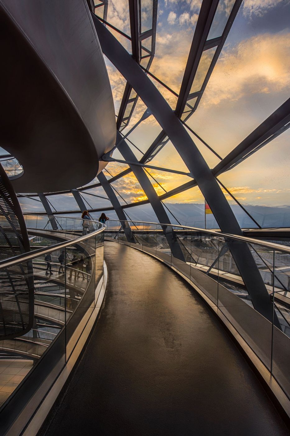 German Bundestag from the inside, Berlin, Germany