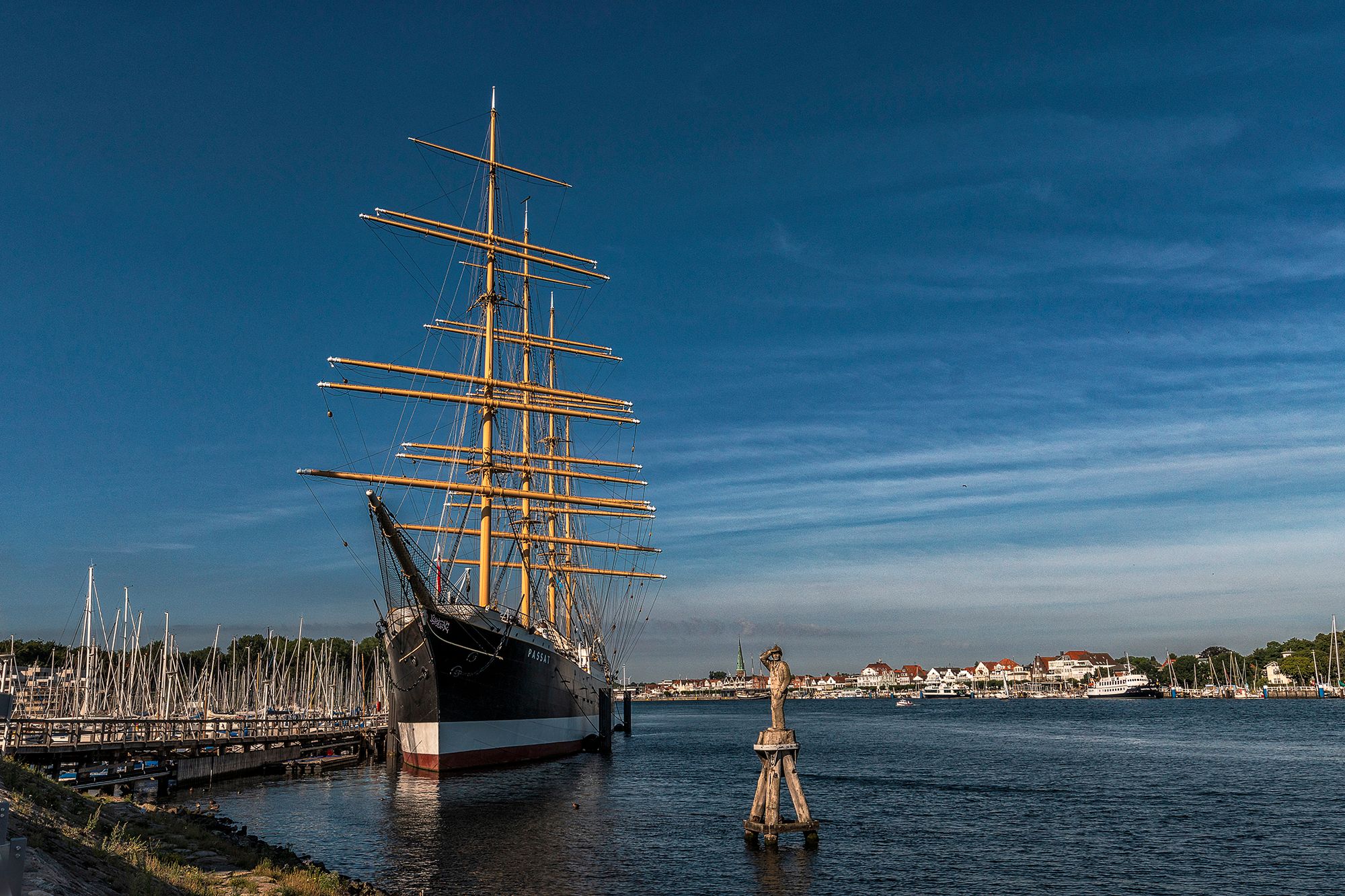 Sailing Ship PASSAT, Travemünde, Germany