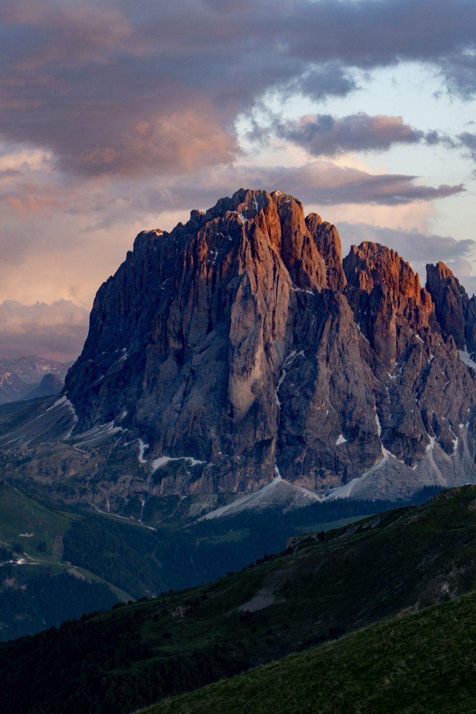 Seceda classic view point, South Tyrol, Italy