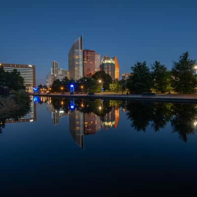 Skyline of The Hague, Netherlands