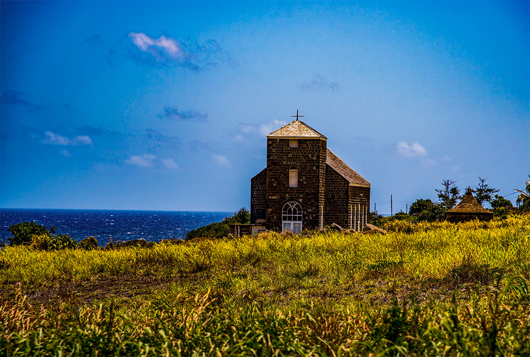 St Kitts Country Scenery, Saint Kitts and Nevis