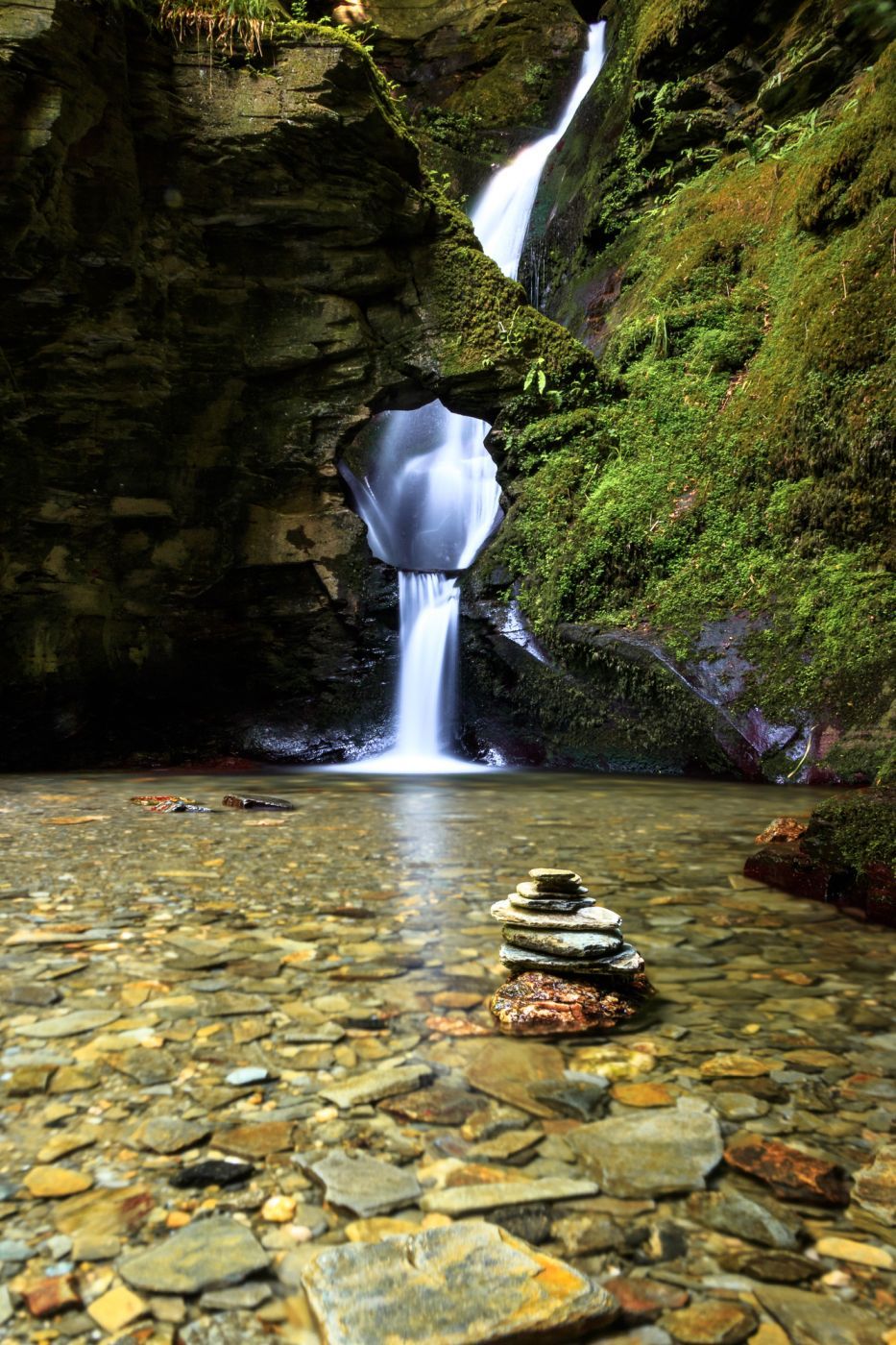 St. Nectan´s Glen Waterfall, United Kingdom