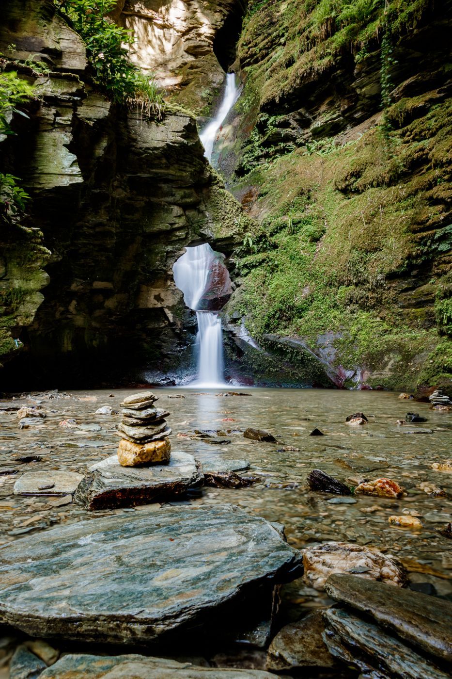 St. Nectan´s Glen Waterfall, United Kingdom