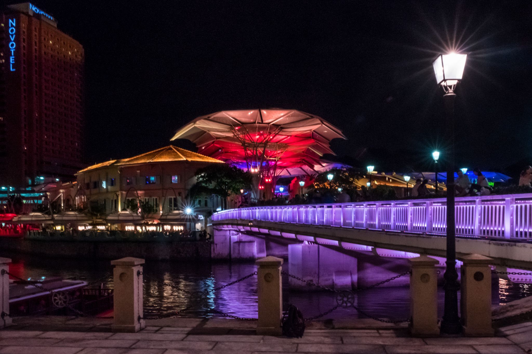 Sunset at Clarke Quay, Singapore, Singapore