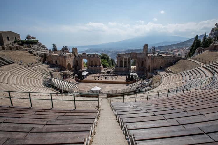 The ancient theatre of Taormina