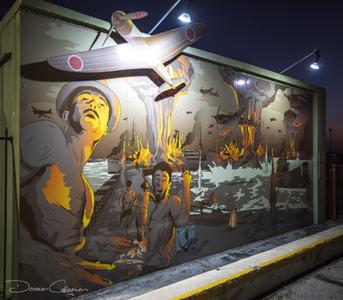 The Bombing of Darwin Mural