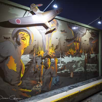 The Bombing of Darwin Mural, Australia