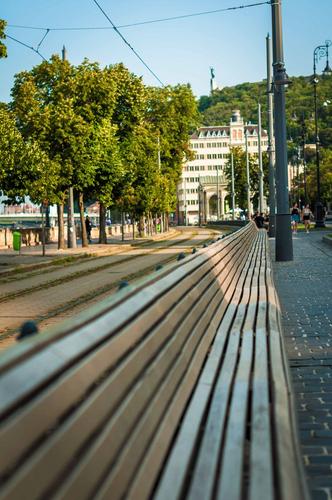 The longest bench in Budapest