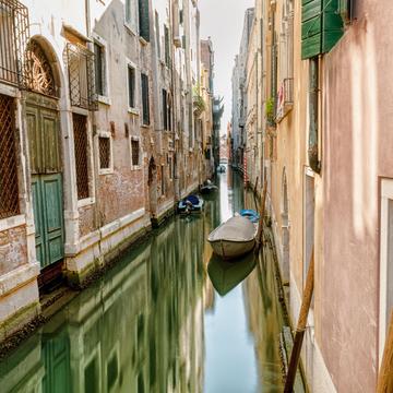 Little canals of Venice, Italy