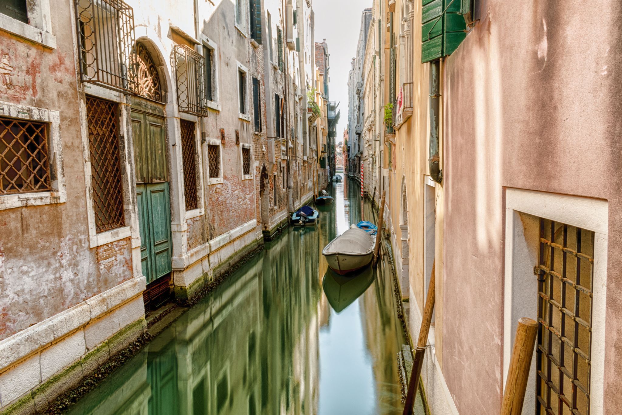 Little canals of Venice, Italy
