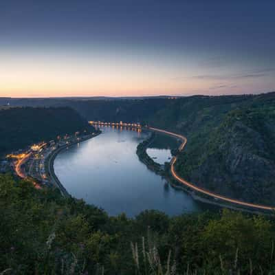 View at the Loreley Rock, Germany