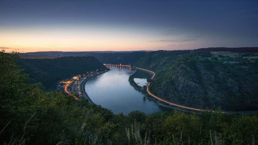 View at the Loreley Rock