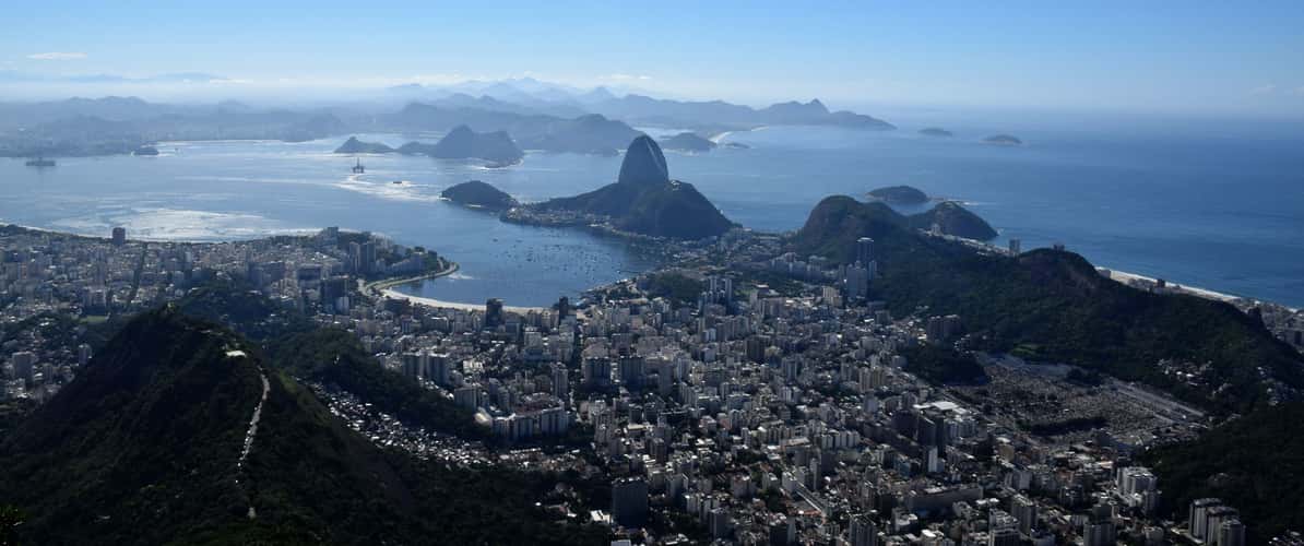 View of the City from Cristo Redentor