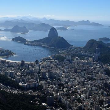 View of the City from Cristo Redentor, Brazil