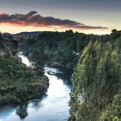 Waikato River Bend, New Zealand