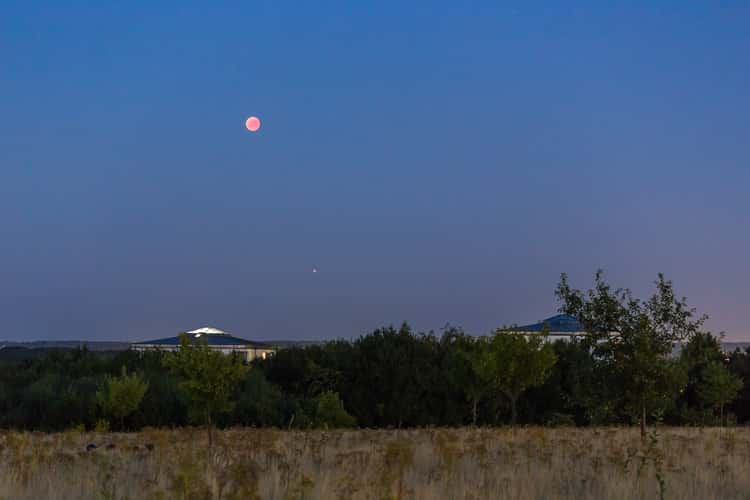 Westfalenstadion with Full Moon
