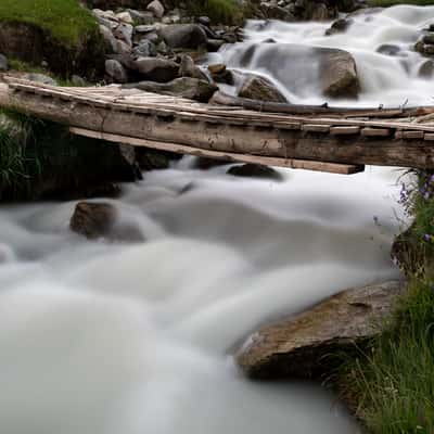 Wildbach in Temir Kanat, Kyrgyz Republic