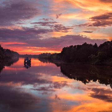 Windsor Paddle Boat Sunrise, Australia